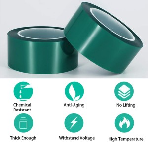 High temperature Polyester Tape for Powder Coating Masking