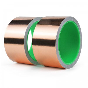 Copper Shielding Tape for Cable Copper Foil Tape with Conductive Adhesive for EMI Shielding, Electronic Devices