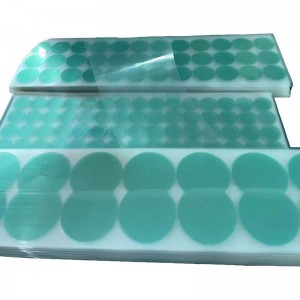 3M 8992 Green Polyester Die Cutting Tape with dots discs for Powder Coating and Plating masking