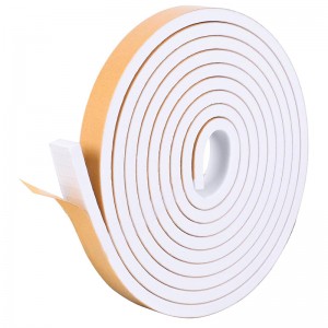 Double Side Polyethylene PE foam tape Weatherstrip for heavy duty Mounting