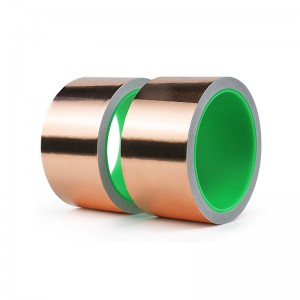 Copper Shielding Tape for Cable Copper Foil Tape with Conductive Adhesive for EMI Shielding, Electronic Devices